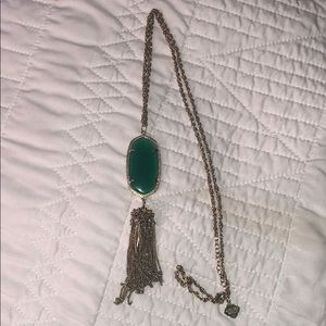 Long rayne Kendra Scott necklace- green